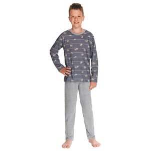 Chlapecké vzorované pyžamo Harry Taro Barva/Velikost: šedá / 92