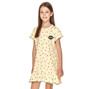 Dívčí vzorovaná noční košile Natasza Taro Barva/Velikost: žlutá světlá / 104