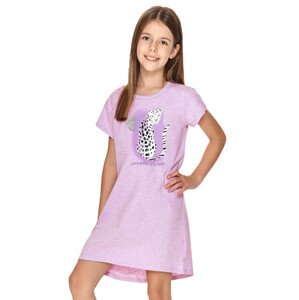 Dívčí noční košile Tamara s krátkým rukávem Taro Barva/Velikost: lila (fialová) / 104
