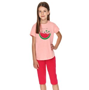 Dívčí pyžamo Valentina s obrázkem Taro Barva/Velikost: růžová (pink) / 110