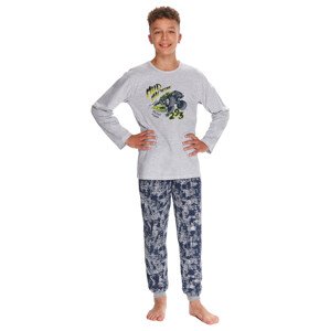 Chlapecké pyžamo Massimo s obrázkem 2822/21 Taro Barva/Velikost: světlý melír / 152