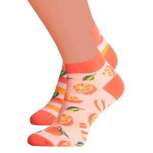 Dámské kotníkové ponožky 034/024 MORE Barva/Velikost: oranžová / 39/42