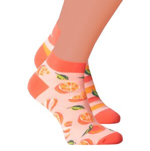 Pánské kotníkové ponožky 035/021 MORE Barva/Velikost: oranžová / 39/42