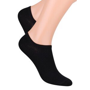 Pánské nízké ponožky jednobarevné 007 Steven Barva/Velikost: černá / 41/43