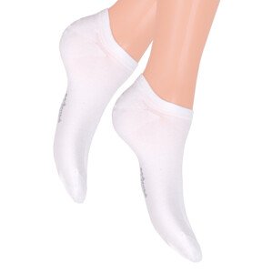 Pánské nízké ponožky 094v Steven Barva/Velikost: bílá / 41/43