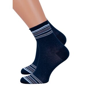 Dámské klasické ponožky 099/912 Steven Barva/Velikost: granát (modrá) / 35/37