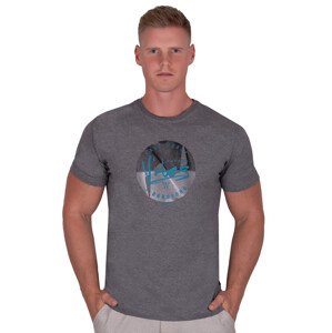 Pánské jednobarevné tričko vzor A03 TDS Barva/Velikost: šedá melír / L/XL