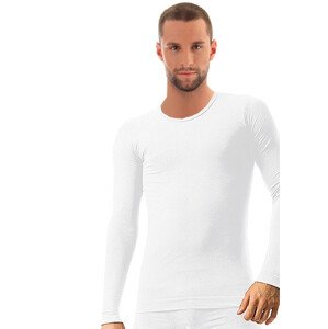 Pánské tričko Comfort Cotton LS01120 Brubeck Barva/Velikost: bílá / XL/XXL