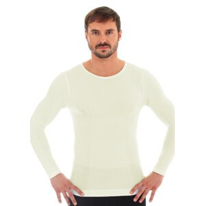 Pánské tričko Merino LS11600 BRUBECK Barva/Velikost: krémová / XL/XXL
