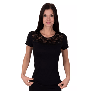 Dámské tričko s krátkým rukávem 1025 Risveglia Barva/Velikost: černá / L/XL