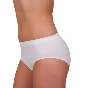 Dámské vyšší bezešvé kalhotky vzor 06-23 Hanna Style Barva/Velikost: bílá / M/L