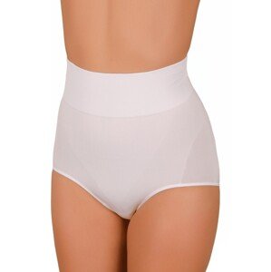 Dámské stahující bezešvé kalhotky vzor 06-47 Hanna Style Barva/Velikost: bílá / L/XL