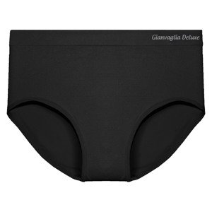 Gianvaglia Dámské bezešvé kalhotky z pružného mikrovlákna 3008 Barva/Velikost: černá / S/L