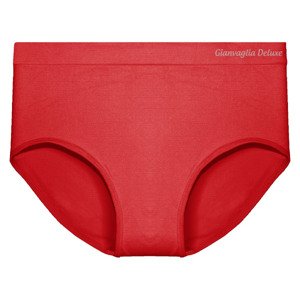 Gianvaglia Dámské bezešvé kalhotky z pružného mikrovlákna 3008 Barva/Velikost: červená / S/L
