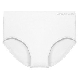 Gianvaglia Dámské bezešvé kalhotky z pružného mikrovlákna 3008 Barva/Velikost: bílá / XL/3XL