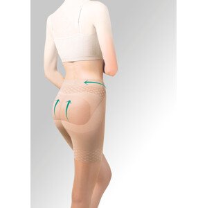 PUSH-UP dámské tvarující punčocháče 40 DEN GABRIELLA Barva/Velikost: melisa (tělová) / XS/S