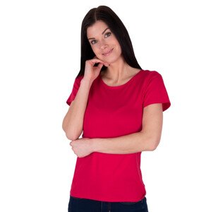 Dámské jednobarevné tričko Carla 2023 Babell Barva/Velikost: červená tmavá / S/M