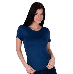 Dámské jednobarevné tričko Carla 2023 Babell Barva/Velikost: granát (modrá) / XS/S