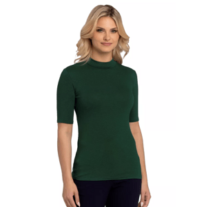 Dámské jednobarevné tričko Edith Babell Barva/Velikost: zelená lahvová (botella) / XL/XXL