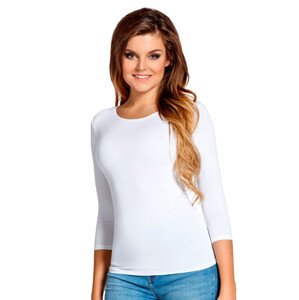 Dámské jednobarevné tričko Manati s tříčtvrtečním rukávem Babell Barva/Velikost: bílá / XL/XXL