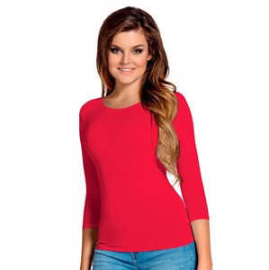 Dámské jednobarevné tričko Manati s tříčtvrtečním rukávem Babell Barva/Velikost: červená / XL/XXL