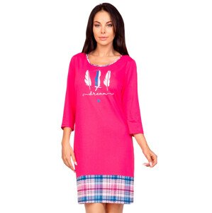 Dámská noční košile 401 Regina Barva/Velikost: růžová (hot) / XXL