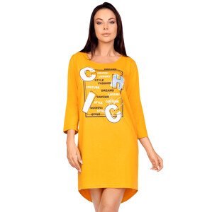Dámská noční košile 403 Regina Barva/Velikost: žlutá tmavá / XL