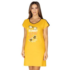 Dámská noční košile s obrázkem 421 Regina Barva/Velikost: žlutá / S
