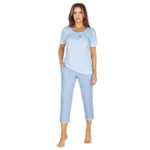 Dámské pyžamo s obrázkem 623/31 Regina Barva/Velikost: modrá světlá / XL