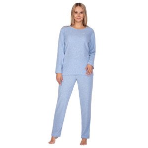 Dámské jednobarevné pyžamo s nápisem 643/31 Regina Barva/Velikost: modrá / XXL