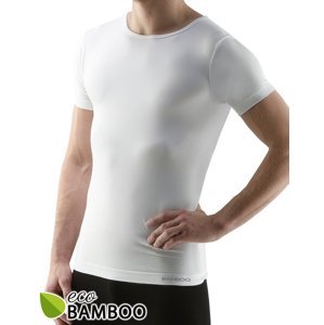 Gina Výhodné balení 5 kusů - Bambusové tričko pánské, krátký rukáv 58006P Barva/Velikost: bílá / L/XL