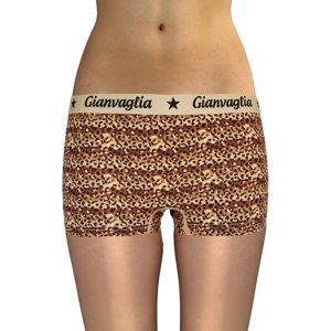 Gianvaglia Dámské boxerky Leopard Barva/Velikost: vanilková / XL/XXL