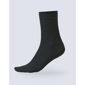 Gina Bambusové ponožky klasická délka 82003P Barva/Velikost: černá / 44/47