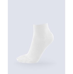 Gina Bambusové ponožky střední délka 82004P Barva/Velikost: bílá / 44/47