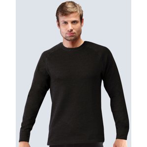 Gina Funkční tričko s dlouhým rukávem - Merino vlna 88014P Barva/Velikost: černá, šedá / L