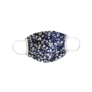 Iris Rouška dvojitá s kapsou vzor Květiny blue