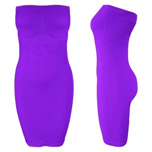FINE WOMAN Dámské tvarovací šaty Barva/Velikost: fialová / Univerzální velikost (S-XXL)