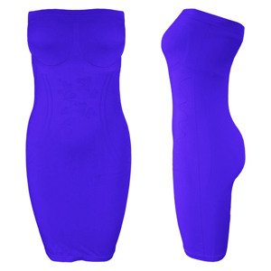 FINE WOMAN Dámské tvarovací šaty Barva/Velikost: modrá / Univerzální velikost (S-XXL)
