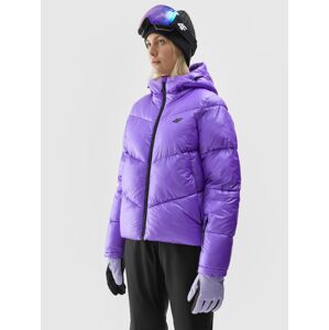 Dámská lyžařská péřová bunda se syntetickým peřím - fialová