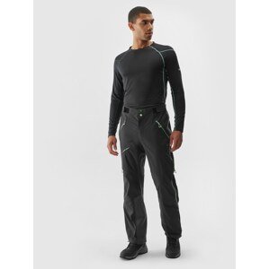 Pánské skialpové nepromokavé kalhoty membrána Dermizax 20000 - černé