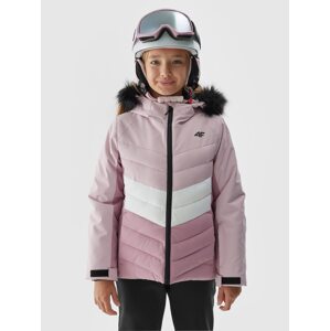 Dívčí lyžařská bunda membrána 10000 - růžová