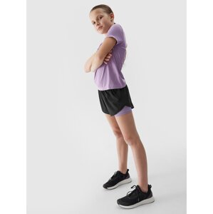 Dívčí sportovní rychleschnoucí šortky - černé