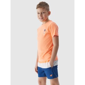 Chlapecké koupací šortky typu boardshorts - oranžové