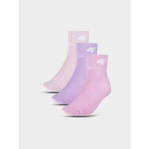 Dívčí ponožky casual nad kotník (3-pack) - multibarevné