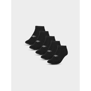 Chlapecké ponožky casual pod kotník (5-pack) - černé