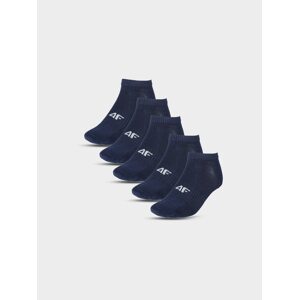 Chlapecké ponožky casual pod kotník (5-pack) - tmavě modré