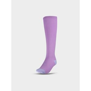 Dámské běžecké ponožky (podkolenky) - fialové