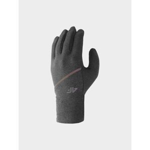 Pletené rukavičky Touch Screen unisex - šedé