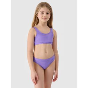 Dívčí dvoudílné plavky - fialové