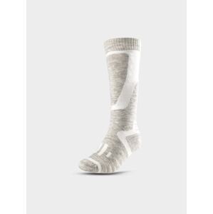 Dámské lyžařské ponožky s přídavkem vlny - šedé